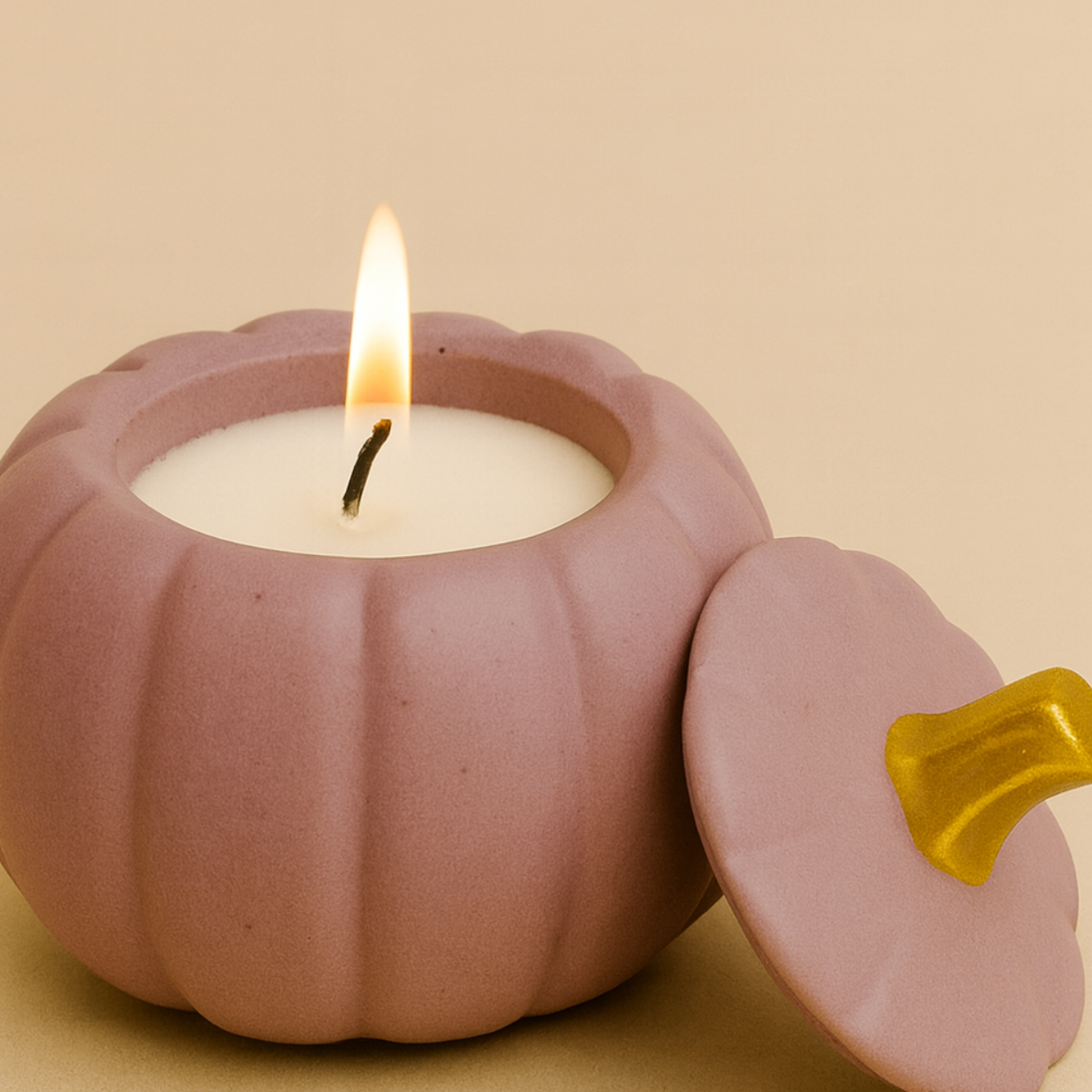 Pumpkin Candle Vessels