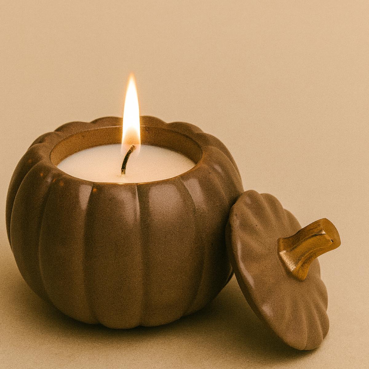 Pumpkin Candle Vessels