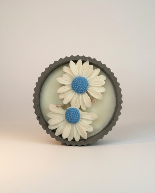 Whispers in the Library Daisy Candle